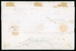 Stamp of Mexico Mexico 50c lithographed strip of three + 25c on large bicolor franking cover