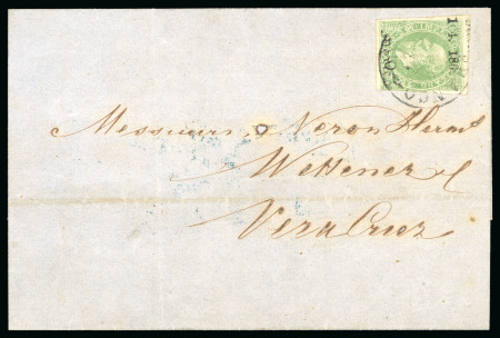 Stamp of Mexico Mexico 50c lithographed on cover to Veracruz 