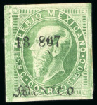 Stamp of Mexico Mexico 50c engraved unused consignment #13-1867