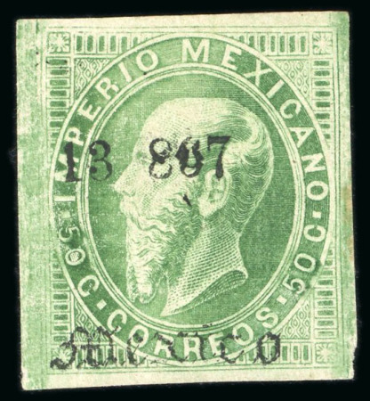 Stamp of Mexico Mexico 50c engraved unused consignment #13-1867