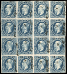 Stamp of Mexico Morelia 13c and 25c lithographed blocks from Jiquilpam    