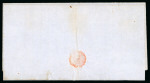 Stamp of Mexico Oaxaca 13c lithographed on Ejutla manuscript cancel cover   