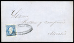 Stamp of Mexico Queretaro 13c lithographed on Acambaro cover 
