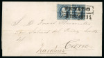 Stamp of Mexico San Luis Potosi 13c lithographed pair on Venado cover