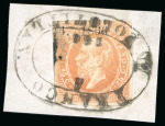 Stamp of Mexico Soyaniquilpam 13c lithographed on cover + 25c on piece 