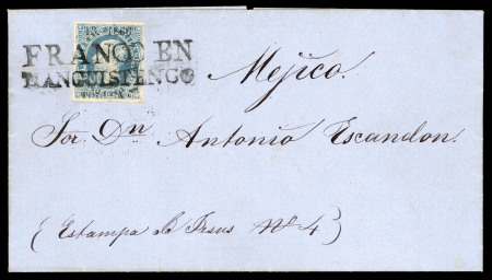 Stamp of Mexico Toluca 13c lithographed on Tianquistengo cover 