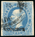 Stamp of Mexico Veracruz 13c lithographed small consignment in exchange of demonetized Eagles 