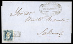 Stamp of Mexico Zacatecas 13c lithographed on cover