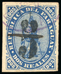 Stamp of Paraguay 1813-1900. "Paraguay Siglo XIX" collection mounted on 80 written-up pages