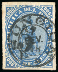 Stamp of Paraguay 1813-1900. "Paraguay Siglo XIX" collection mounted on 80 written-up pages