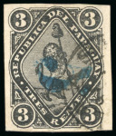 Stamp of Paraguay 1813-1900. "Paraguay Siglo XIX" collection mounted on 80 written-up pages