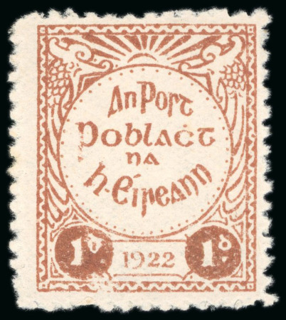 Stamp of Ireland » Forerunners (L1-L45) 1922, Irish Republican Army Issue: 1d brown, 2d green