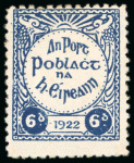 Stamp of Ireland » Forerunners (L1-L45) 1922, Irish Republican Army Issue: 1d brown, 2d green