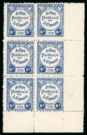 Stamp of Ireland » Forerunners (L1-L45) 1922, Irish Republican Army Issue: 6d blue, perf. 11