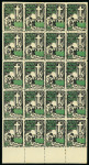 Stamp of Ireland » Forerunners (L1-L45) 1922, Irish White Cross: (1d) green and black, mint,