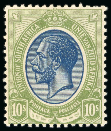 Stamp of South Africa » Union & Republic of South Africa 1913 accumulation of mint issues on double-sided stocksheet with set to 10s