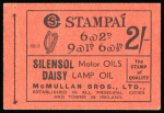 Stamp of Ireland » Booklets 1931-38, 2 shilling, part unexploded booklet, black