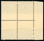 Stamp of South Africa » Union & Republic of South Africa 1926-30 study of the 1d black and carmine in mint blocks on 3 stocksheet