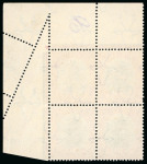 Stamp of South Africa » Union & Republic of South Africa 1926-30 study of the 1d black and carmine in mint blocks on 3 stocksheet