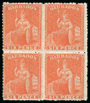 Stamp of Barbados 1852-82 accumulation on cards, mostly identified, useful mint and used ranges with duplication