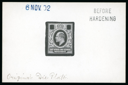 Stamp of Kenya, Uganda and Tanganyika » Kenya, Uganda and Tanganyika 1902 Undenominated master die proof by De La Rue for