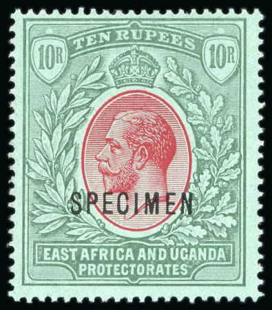 Stamp of Kenya, Uganda and Tanganyika » Kenya, Uganda and Tanganyika 1912 Wmk multi CA set of 17 values to 20r (both) with