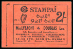 Stamp of Ireland » Booklets 1931-38, 2 shilling, empty unexploded booklet, black