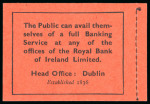 Stamp of Ireland » Booklets 1931-38, 2 shilling, empty unexploded booklet, black