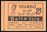 Stamp of Ireland » Booklets 1946-47, 2 shilling, complete unexploded booklet, black