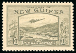 Stamp of New Guinea 1939 Air 1/2d to £1 mint set of 15, most are n.h.
