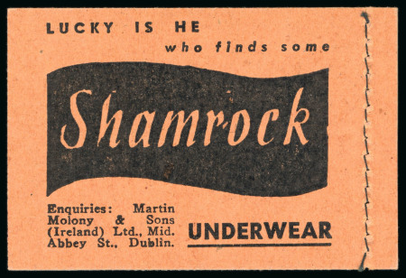 Stamp of Ireland » Booklets 1948-52, 2s6d shilling, complete unexploded booklet,
