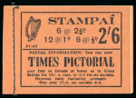 Stamp of Ireland » Booklets 1948-52, 2s6d shilling, complete unexploded booklet,