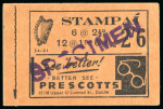 Stamp of Ireland » Booklets 1948-52, 2s6d shilling, complete unexploded booklets,