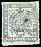 Stamp of South Africa » Transvaal 1879 small group of varieties (9)