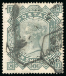Stamp of Large Lots and Collections Great Britain: 1840-1900 used collection in stockbook incl. high values