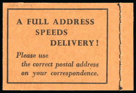 Stamp of Ireland » Booklets 1962, 3s shilling, two complete unexploded booklets,