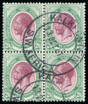 Stamp of South West Africa 1913-23 group of postmarks on various 1913 South African issues