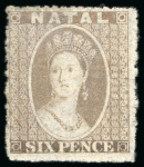 Stamp of South Africa » Natal 1861-95 range of mint QV issues on 2 Hagner pages
