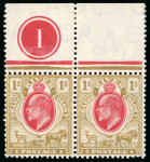 Stamp of South Africa » Orange Free State 1903-05 range on a Hagner page