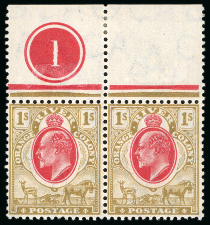 Stamp of South Africa » Orange Free State 1903-05 range on a Hagner page