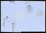 Stamp of Malta 1866 Stampless incoming entire from Holland with Edam