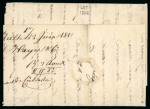 Stamp of Malta 1811 Entire addressed to London rated '1/4' showing