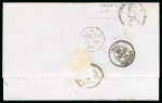 Stamp of Malta 1868 Incoming entire from Greece with Syros dispatch