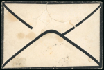 Stamp of Malta 1867 Small mourning envelope to Sliema franked Malta