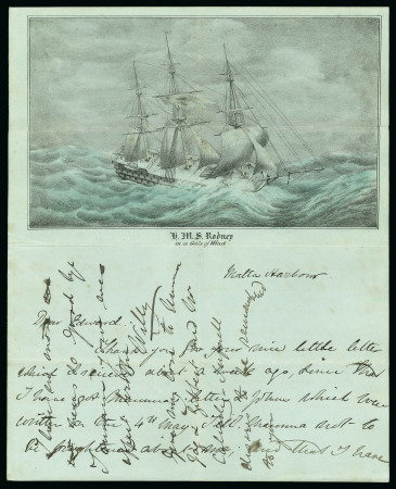 Stamp of Malta 1853 Envelope to Germany with boxed Colonies& Art in