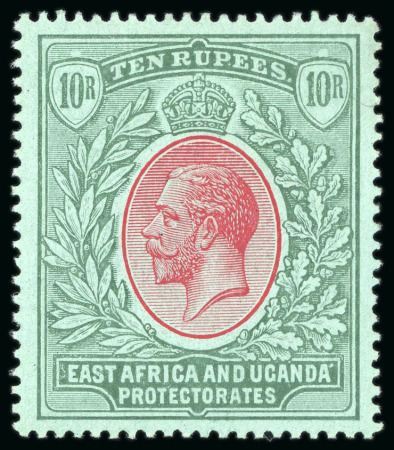 Stamp of Kenya, Uganda and Tanganyika » Kenya, Uganda and Tanganyika 1912-33, mint collection neatly presented on album pages with 1912-22 to 10r, etc.