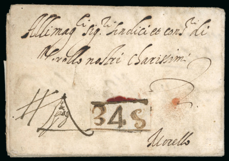 Stamp of Malta 1580 (11 Nov) Entire sent from Malta to Morello (italy)