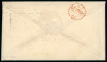 Stamp of Great Britain » 1854-1900 Postal History of the Perforated Line Engraved and Surface Printed Issues 1868 Incoming envelope from England franked 6d violet