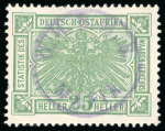 Stamp of Tanganyika » Mafia Island British Occupation 1915 "OHBMS" h/stamped in violet on 25h dull green mint