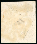Stamp of Great Britain » 1840 1d Black and 1d Red plates 1a to 11 1840, 1d black pl.1b AH with four good to very large margins, crisp red MC